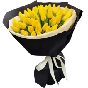 Букет з тюльпанів Bright Sun 45 шт.